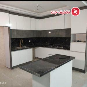 دکوراسیون داخلی کابینت mdf با طراحی ۳ بعدی کار